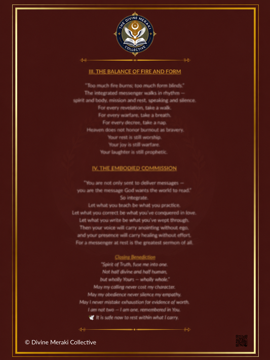 The Messenger Integration Scroll™ | 2-Piece Scroll Set