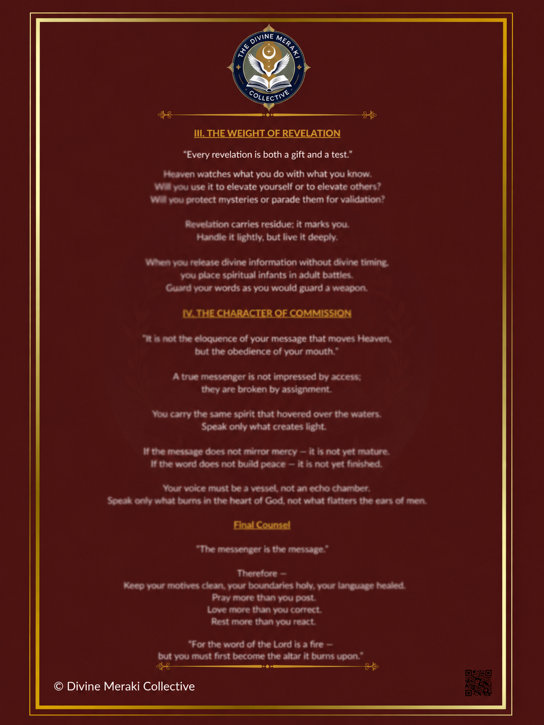 Field Manual for Anointed Messengers™ | 2-Piece Scroll Set
