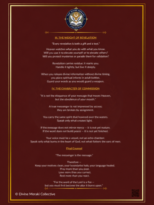 Field Manual for Anointed Messengers™ | 2-Piece Scroll Set