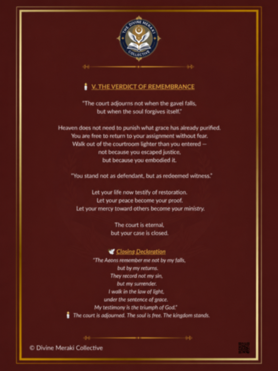 The Courtroom of the Soul™ | 3-Piece Prophetic Scroll Set