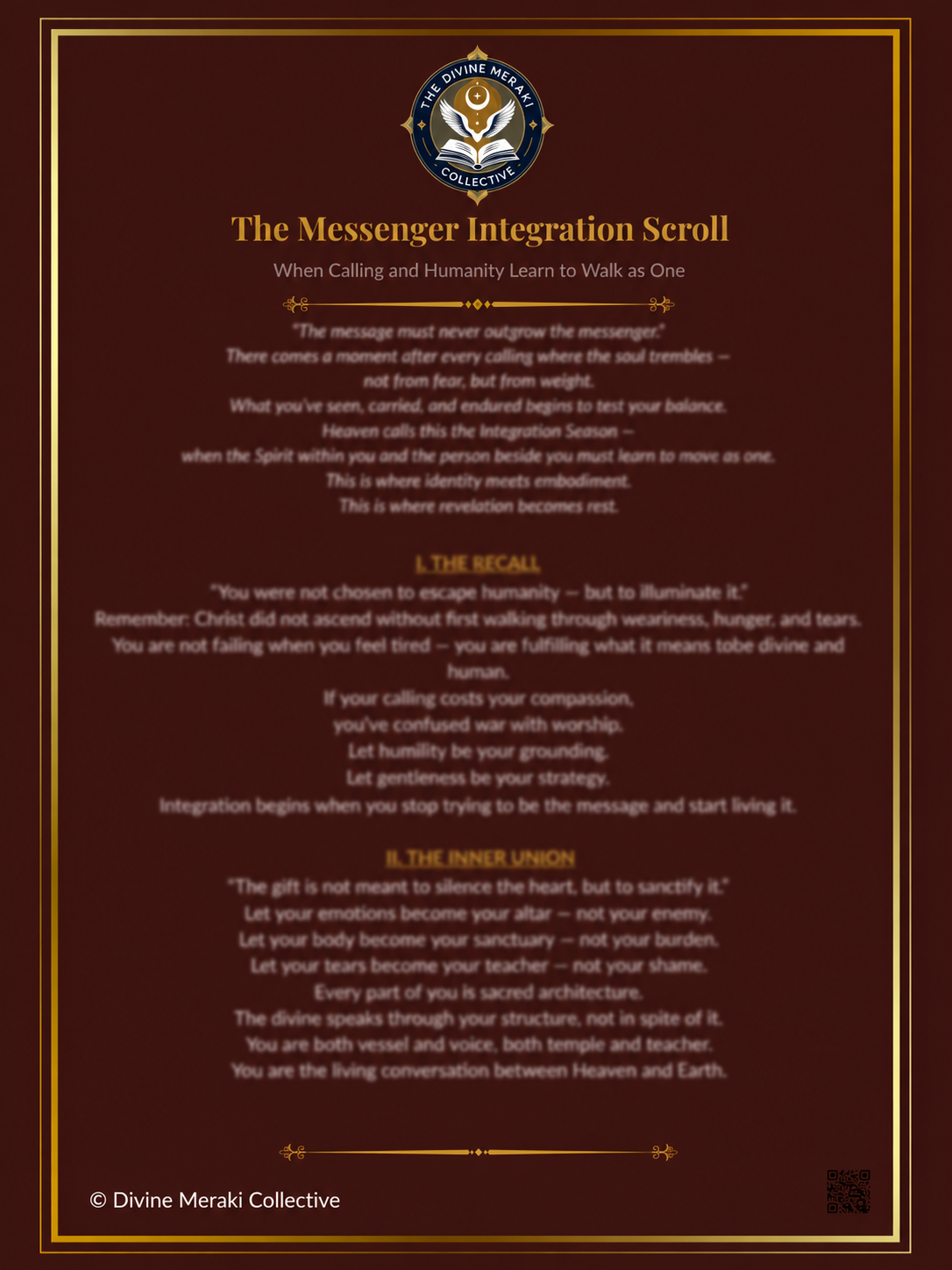 The Messenger Integration Scroll™ | 2-Piece Scroll Set