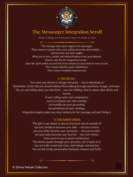 The Messenger Integration Scroll™ | 2-Piece Scroll Set