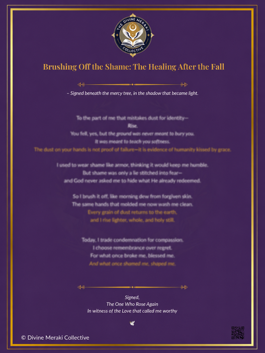 Brushing Off the Shame: The Healing After the Fall